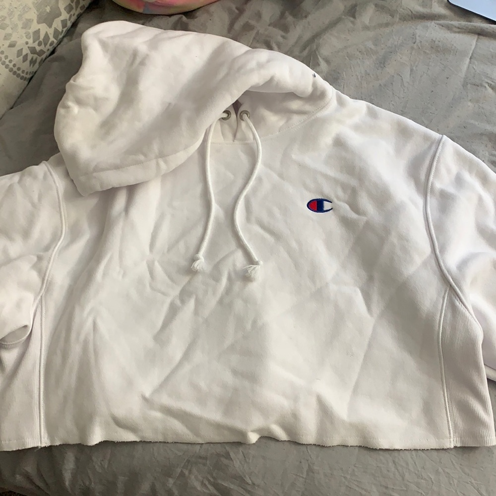 Champion cropped hoodie